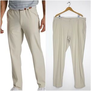 FootJoy Men’s Performance Knit Golf Pants Stone Khaki Size 40x34 Style 29018